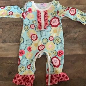 Bell bottom one piece